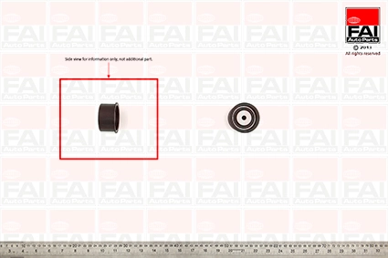 Deflection Pulley/Guide Pulley, timing belt